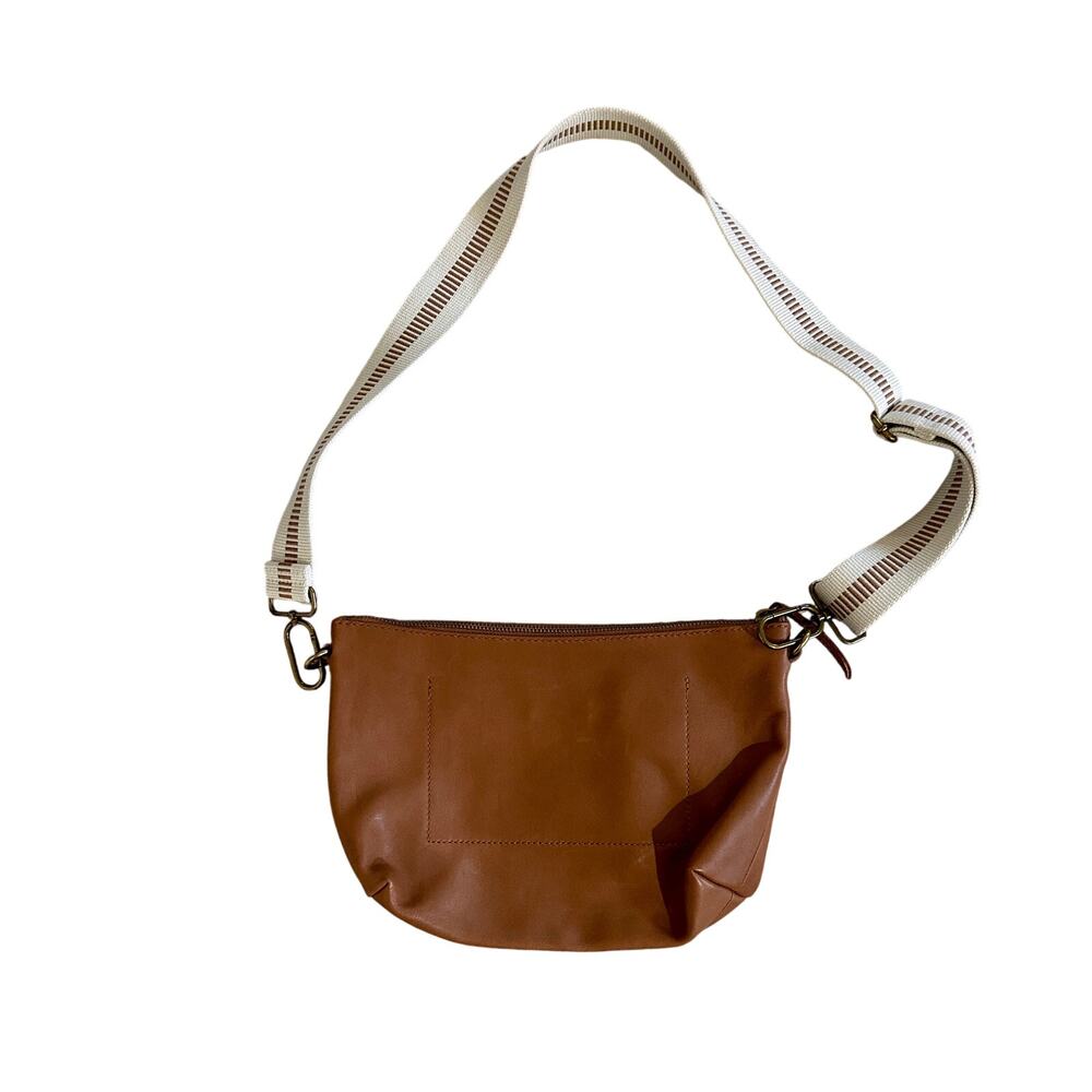 Madewell Tan Leather Crossbody Bag, New - Picture 3 of 5